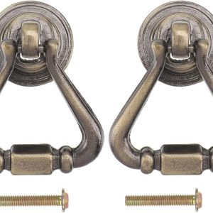 Antique Cabinet Cupboard Wardrobe Drawer Knob Door Pull Handle - 1 Pair