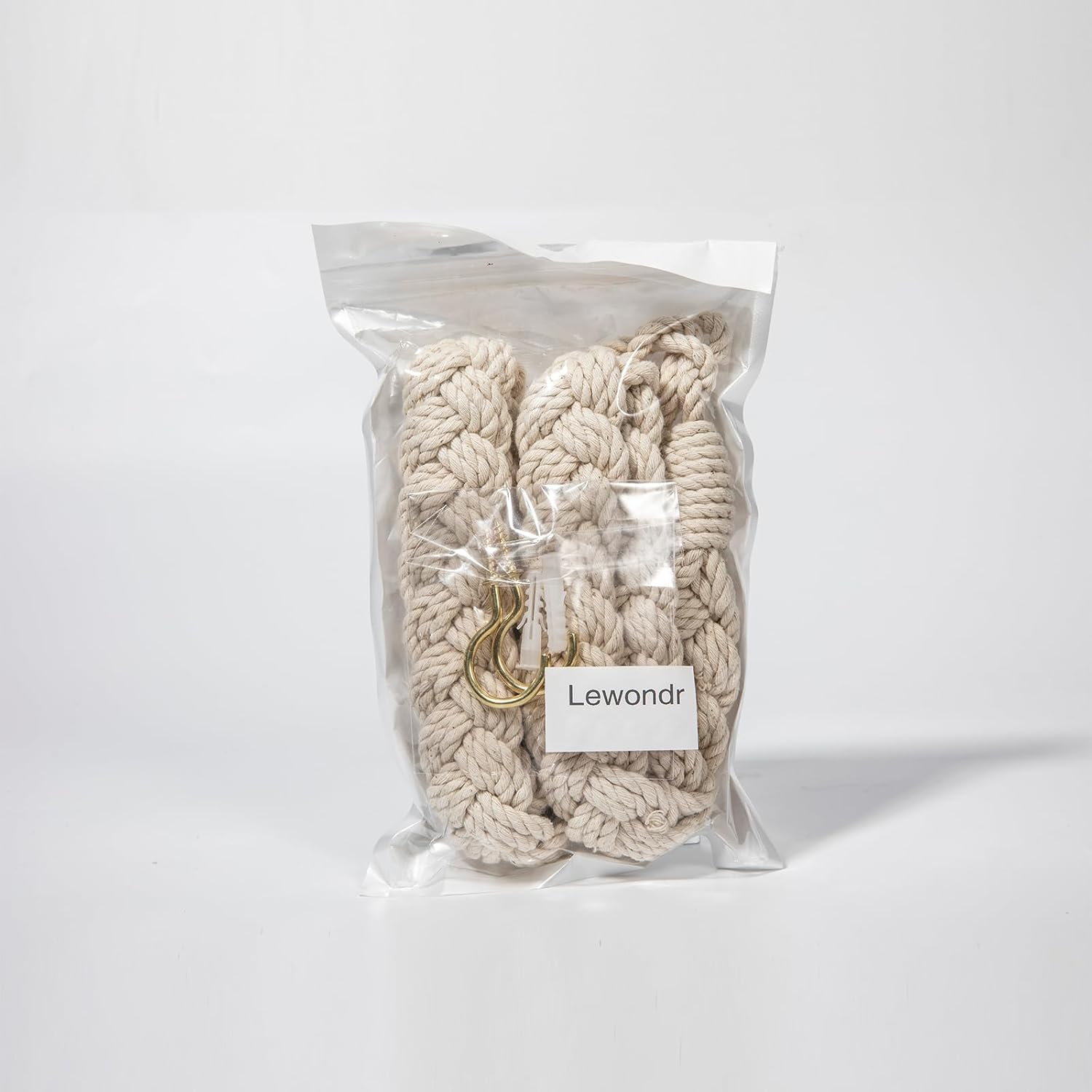 Curtain Rope Buckle, 2 Pieces Cotton Knitted Knot Braided Window Curtain Tiebacks Decorative Drapes Holdback for Living Room, Bedroom, Cafe - Beige - Image 8